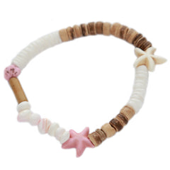 Bracelet coco starfish pink