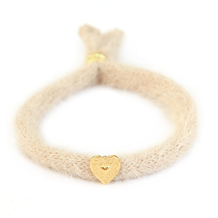 Bracelet fluffy beige