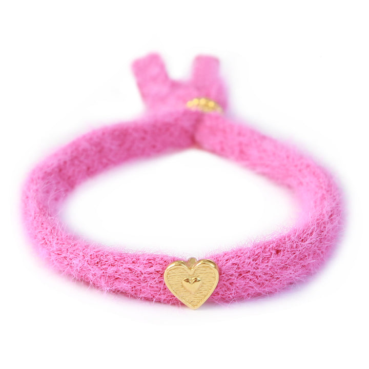 Bracelet fluffy rose