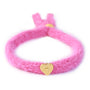 Bracelet fluffy old pink