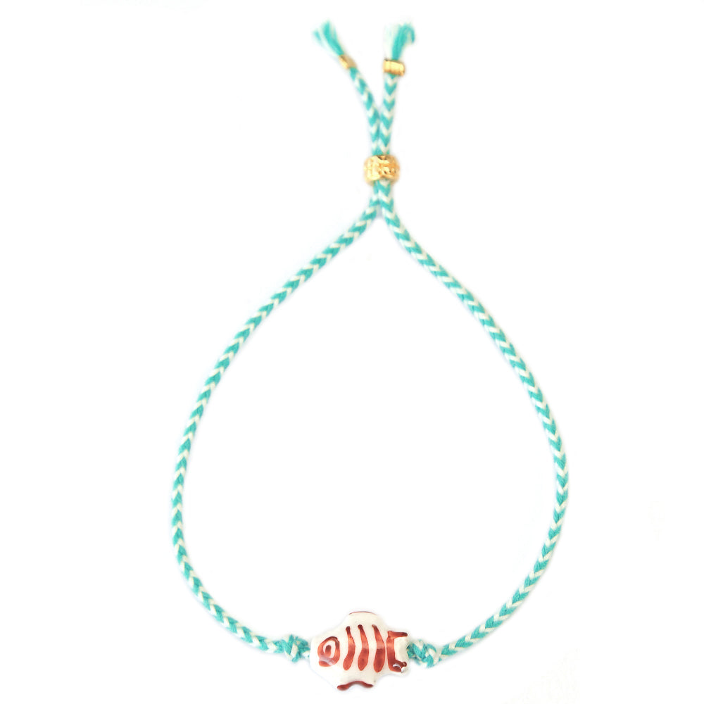 Bracelet tropical fish turquoise