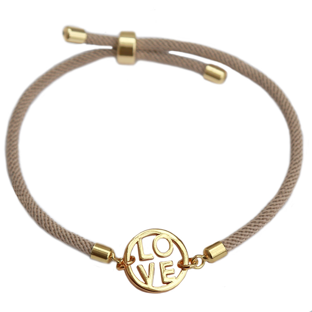 Bracelet love taupe