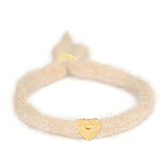 Bracelet fluffy beige