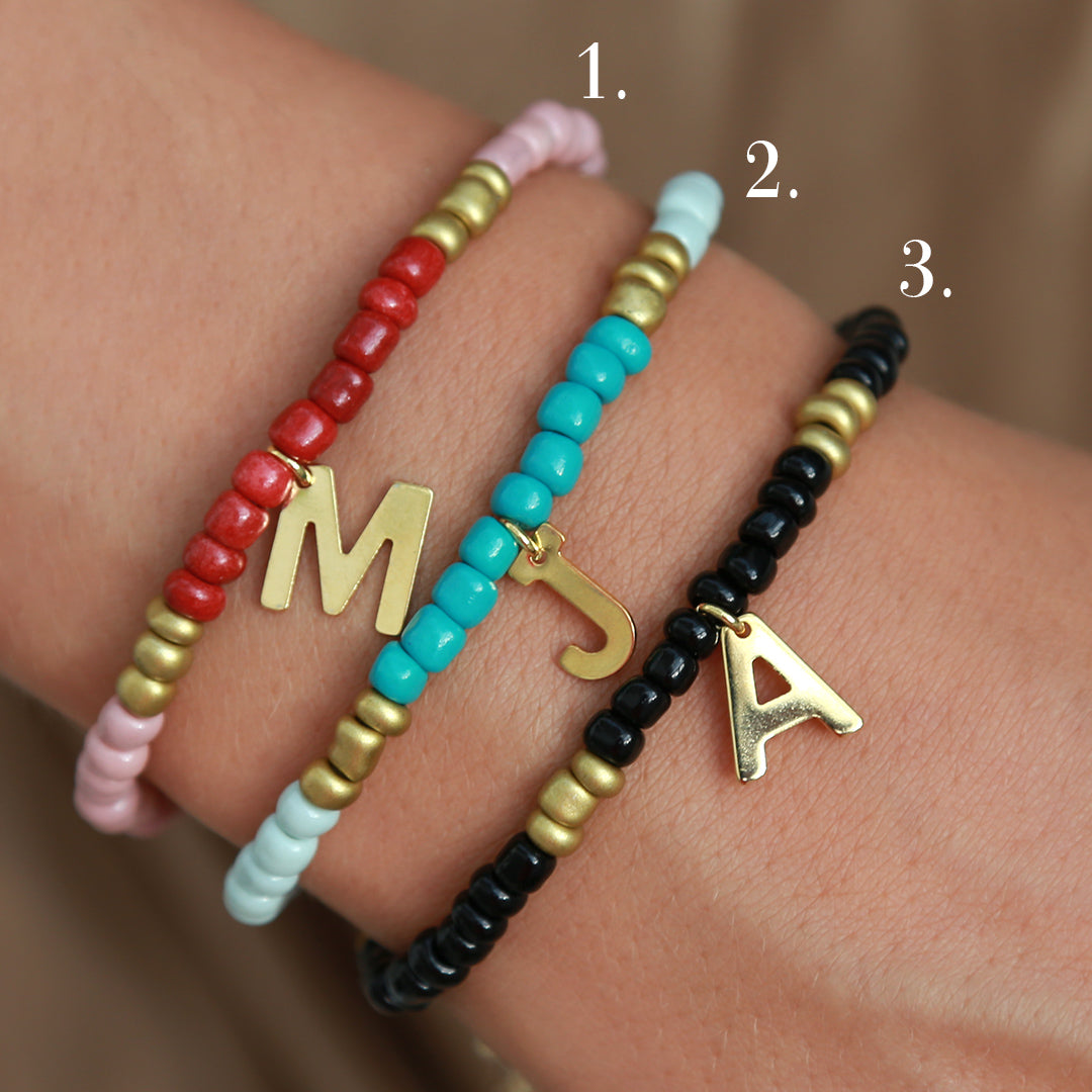 Bracelet winter initial