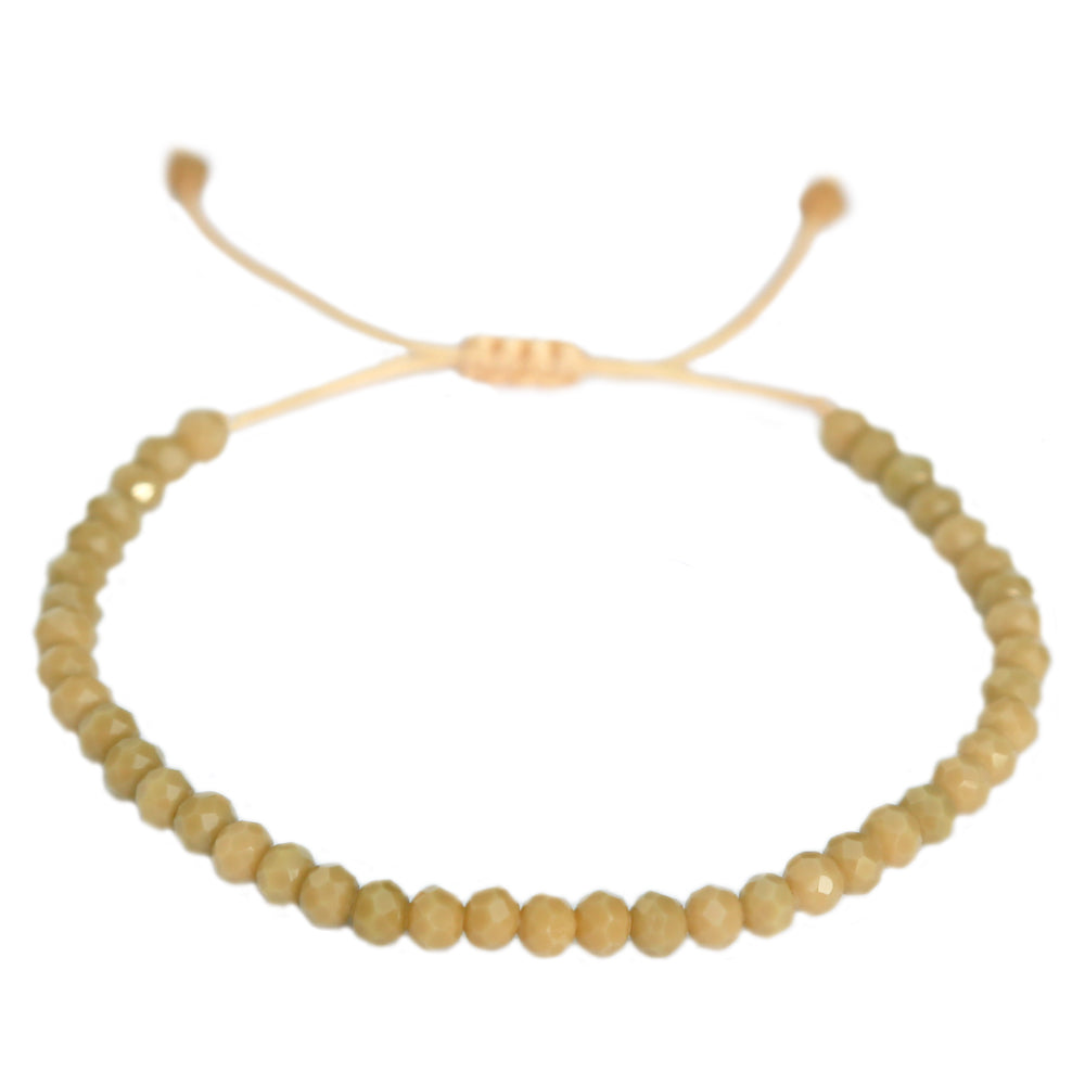 Bracelet facet olive