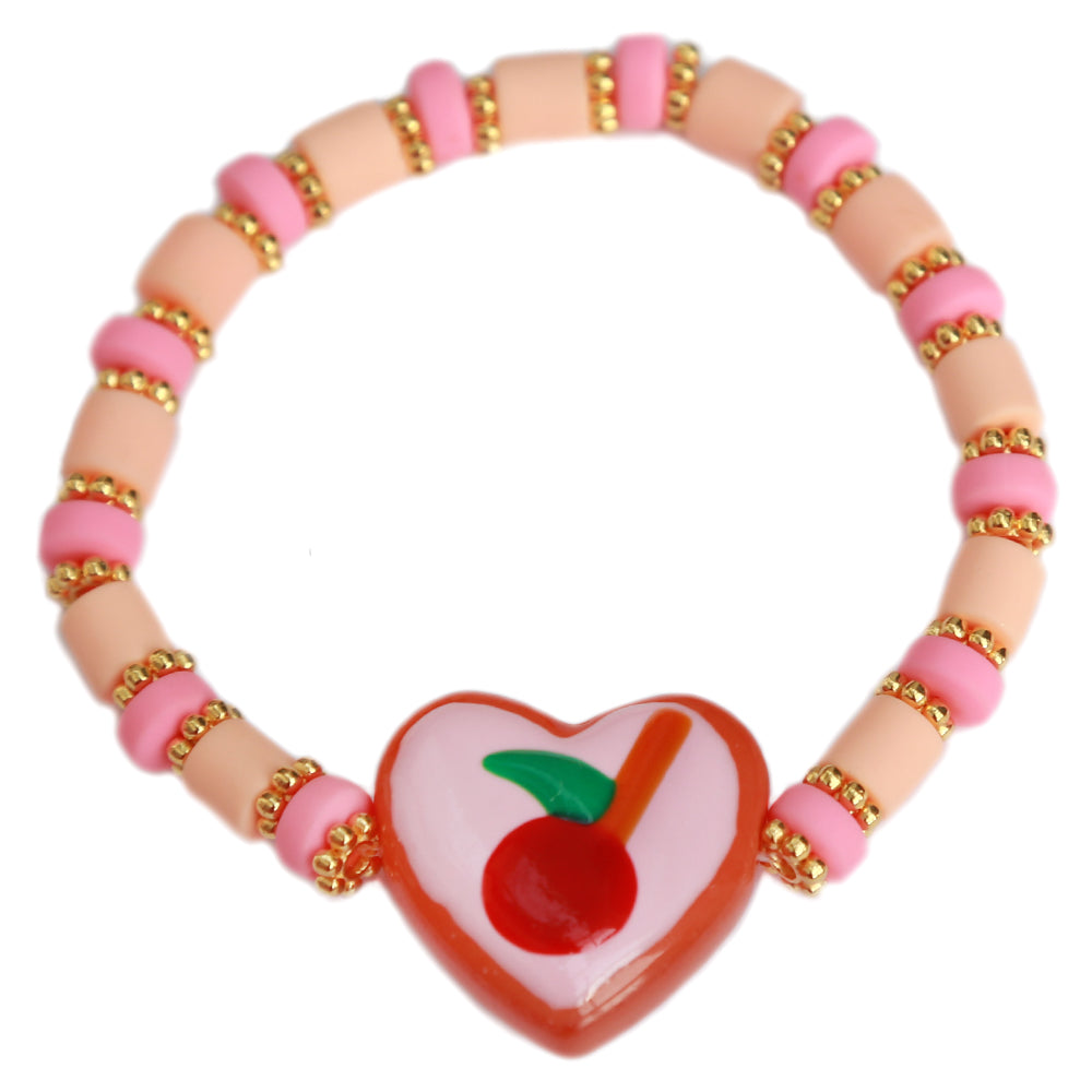 Bracelet pink cherry