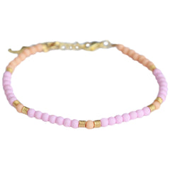 Bracelet de cheville Jondal pink peach