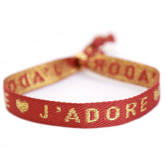 Woven bracelet j'adore