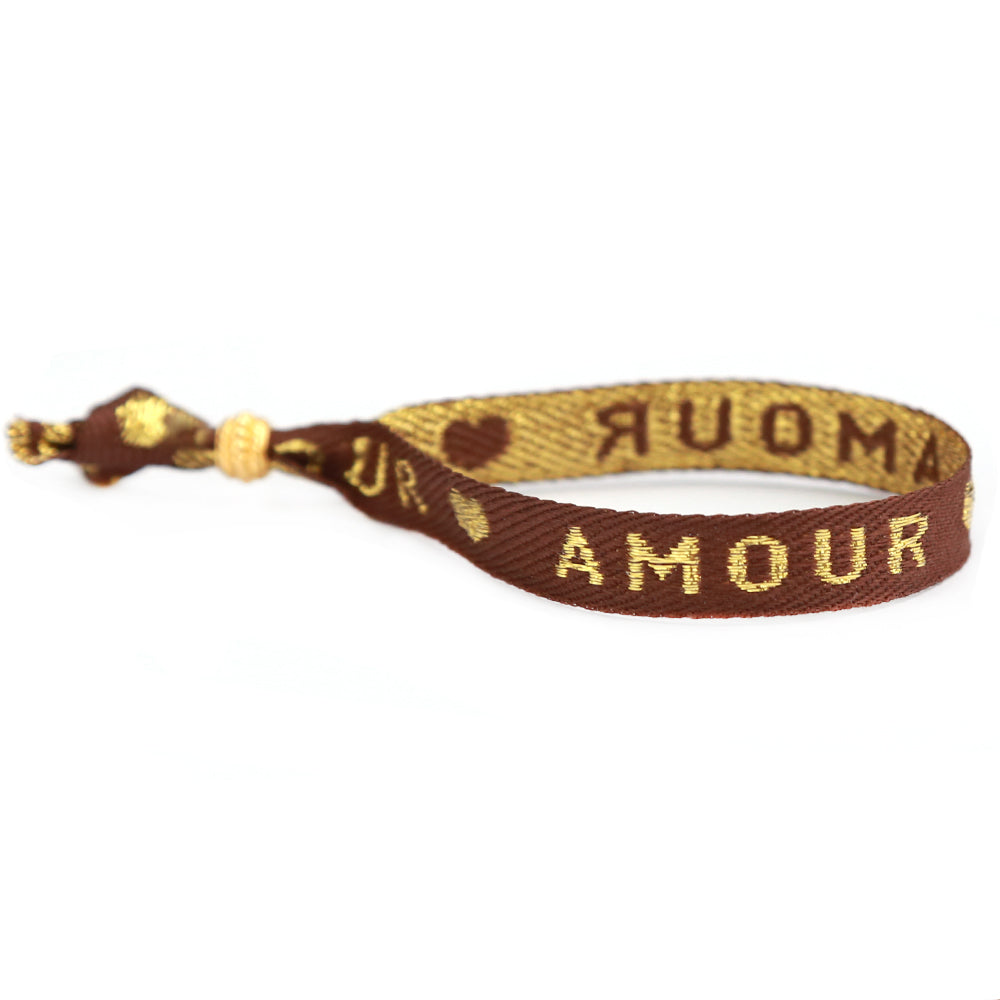 Bracelet tissé amour