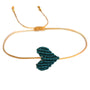 Armband sea green heart