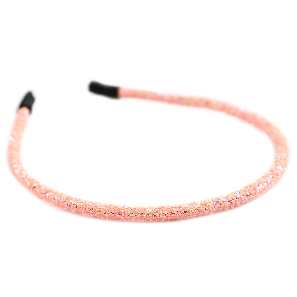 Hair band salmon sparkle