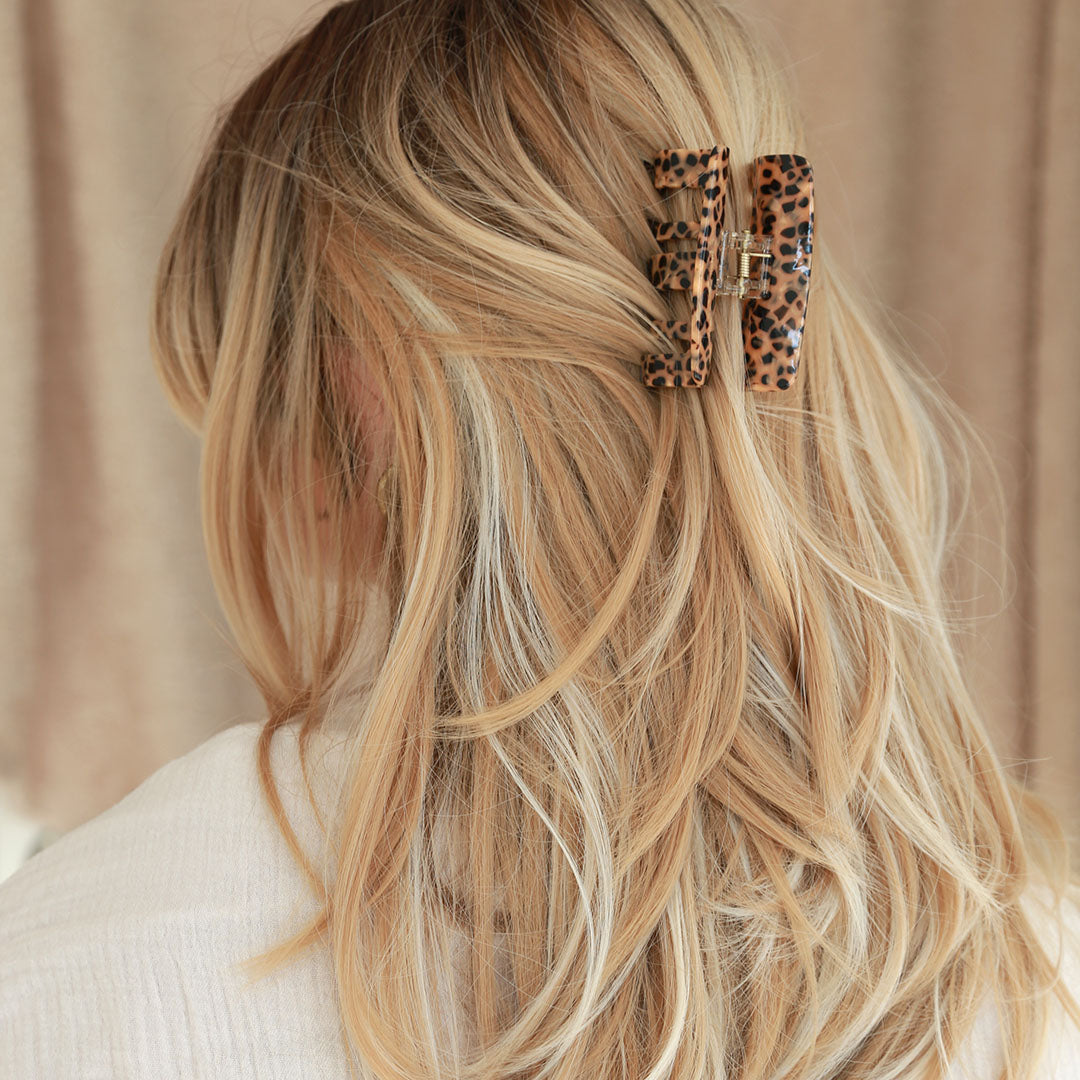 Cheetah hair clip