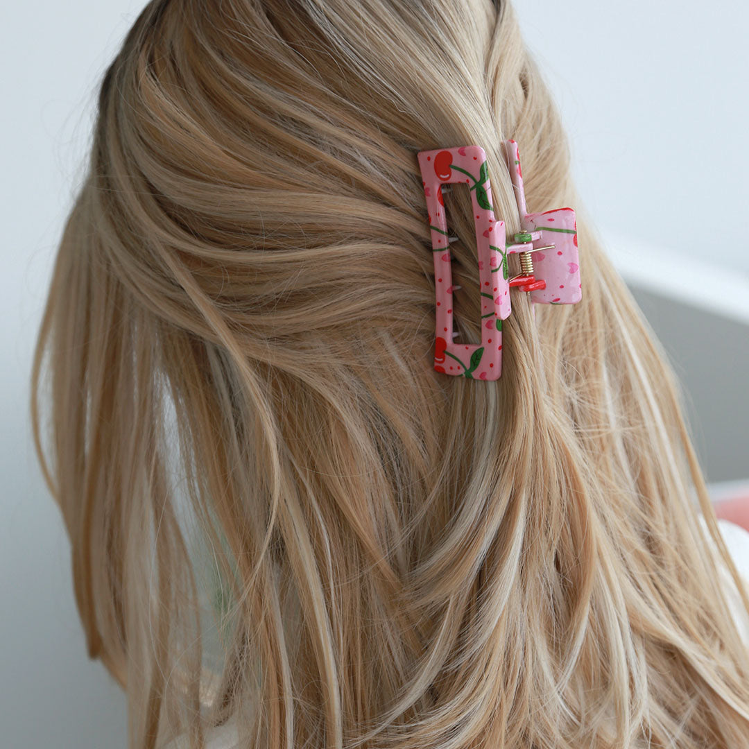 Hair clip cherry