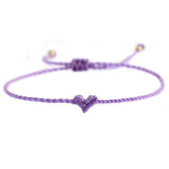 lot de bracelets rêveur violet