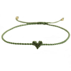 Love Ibiza heart bracelet olive