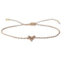 Bracelet coeur Love Ibiza olive