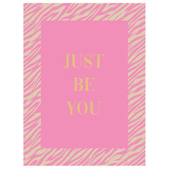 Card - Just be you pink