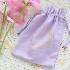 Sac cadeau lin lilas