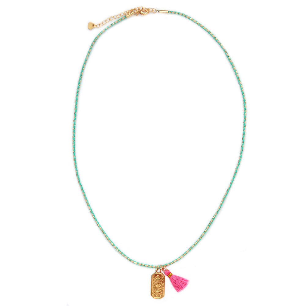 Collier gypsy amulette lune