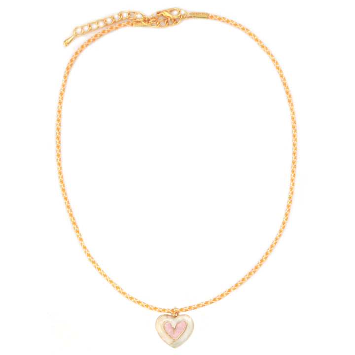 Necklace samos ocher heart