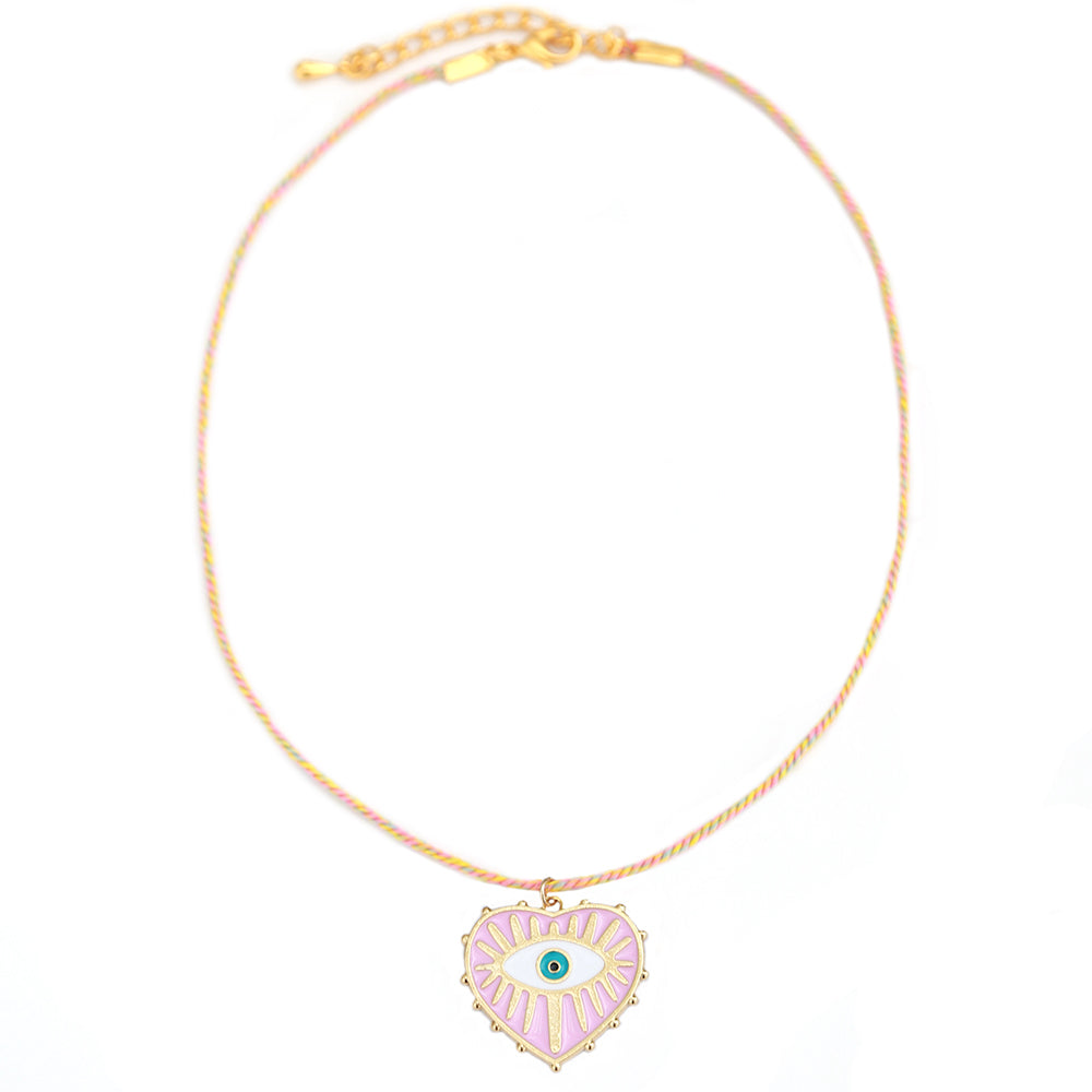 Necklace Santorini light pink