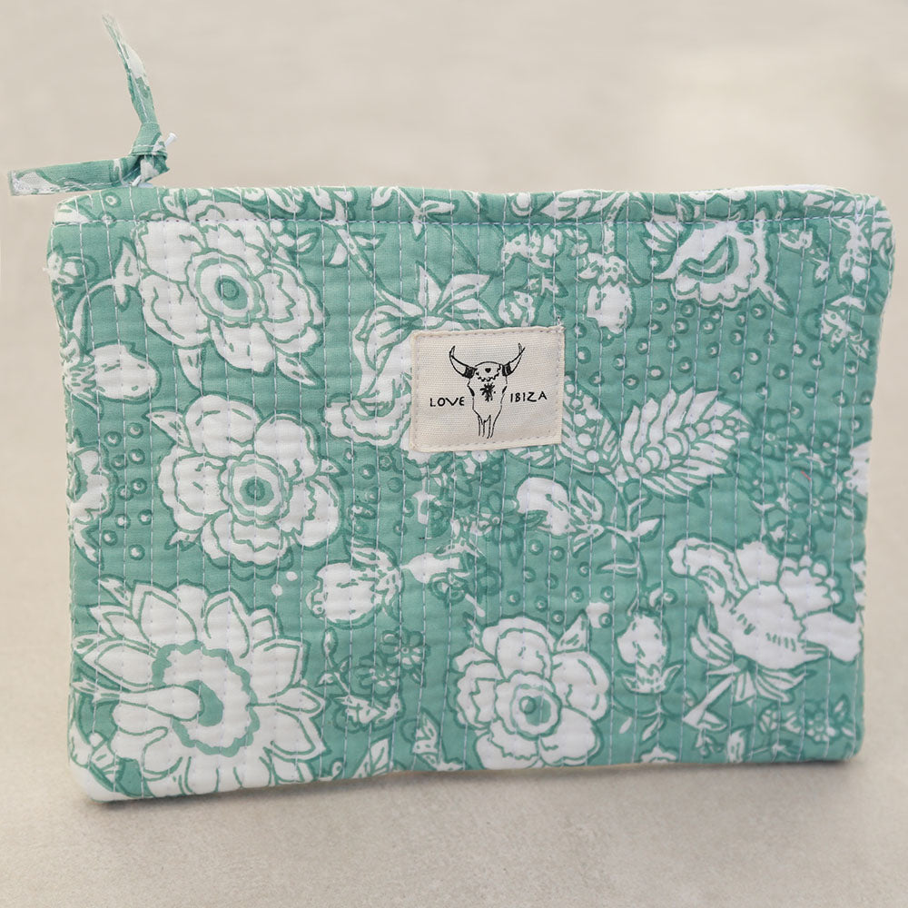 Trousse de maquillage fleur de menthe