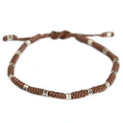 Bracelet homme iconique marron