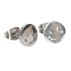 Silver studs smiley