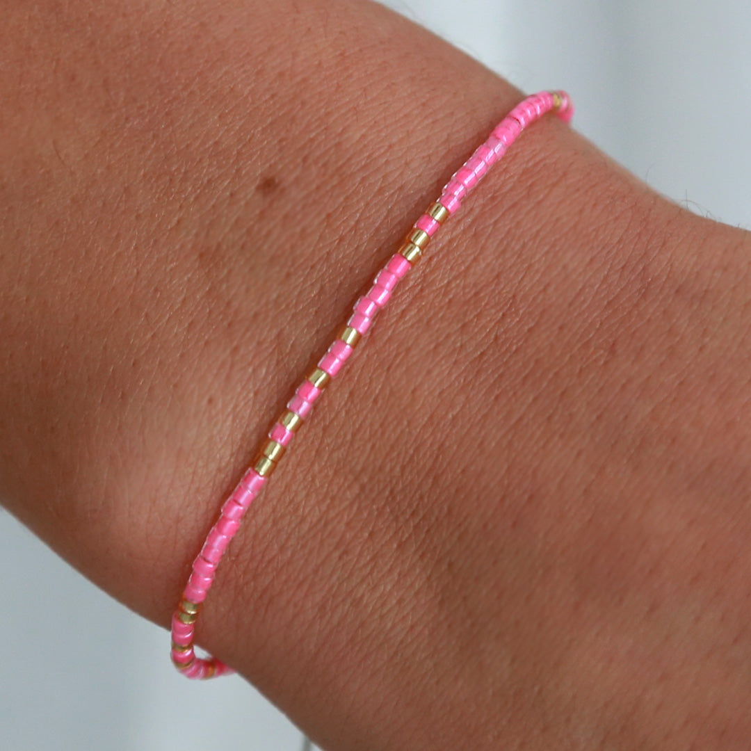 Bracelet miyuki pink