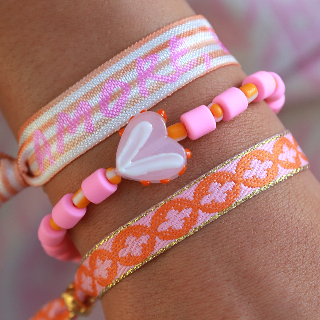 Ibiza elastic bands Pastel flower