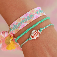 Bracelet tropical fish turquoise