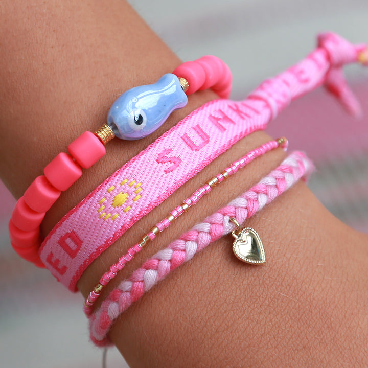 Armband bunter Fisch Wassermelone