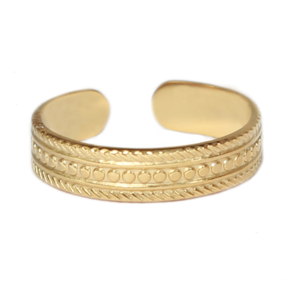 Bague d'or dotted