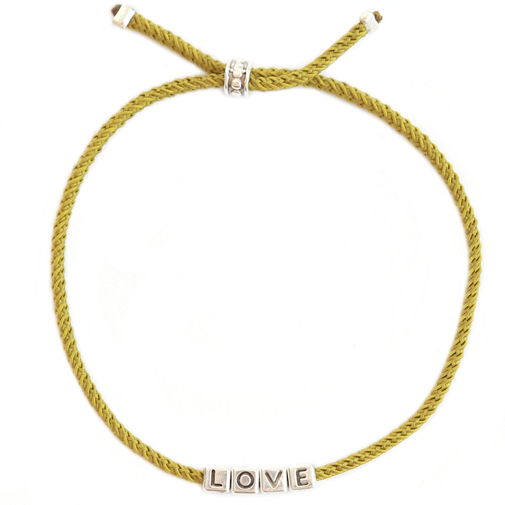 The love bracelet silver olive