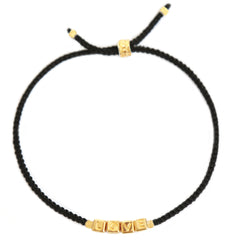 The love bracelet gold black