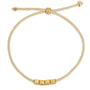 The love bracelet gold white