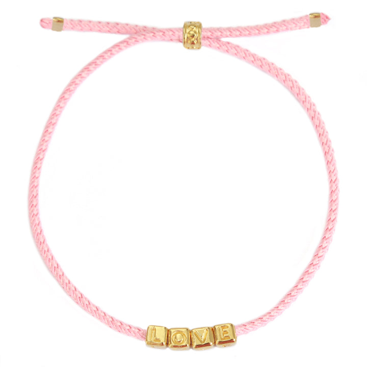 Le bracelet love or rose