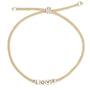 Le bracelet love or blanc