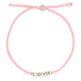 The love bracelet silver white