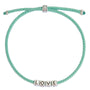 The love bracelet gold turquoise