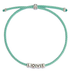 The love bracelet silver turquoise