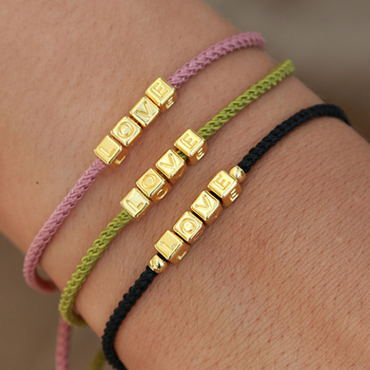 The love bracelet gold olive