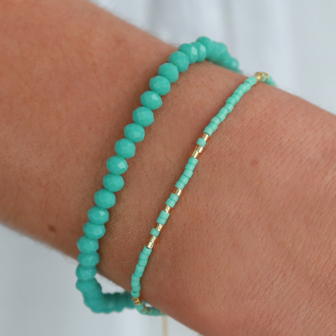 Bracelet miyuki turquoise