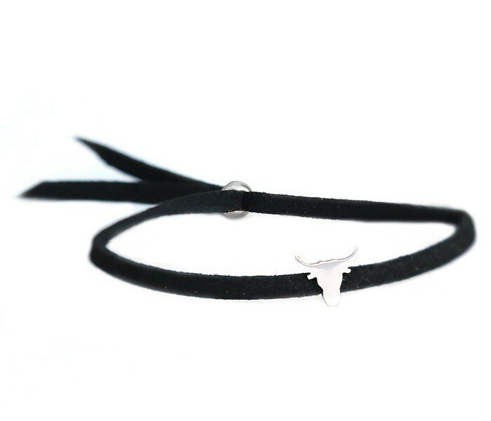 Bracelet Buffalo argent noir