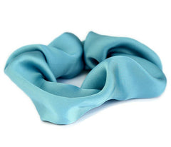 Scrunchie zijde Indigo