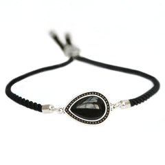 Bracelet Versailles noir argent