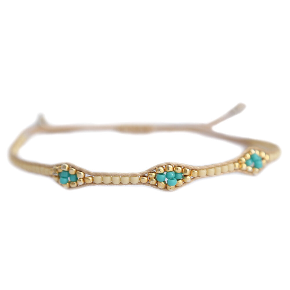 Bracelet miyuki Ibiza beige