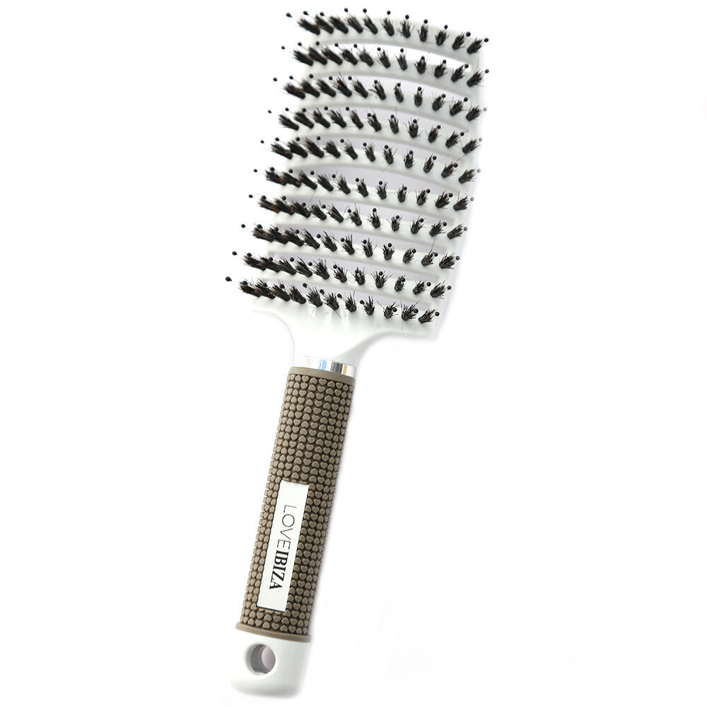 Brosse à cheveux anti-enchevêtrement blanc