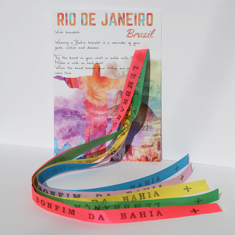 Bonfim de Bahia wish ensemble de bracelets No. 1