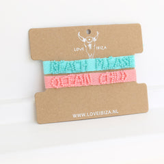 Ocean child & beach please lot de 2 bracelets